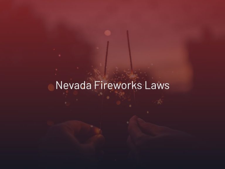 Nevada Fireworks Laws