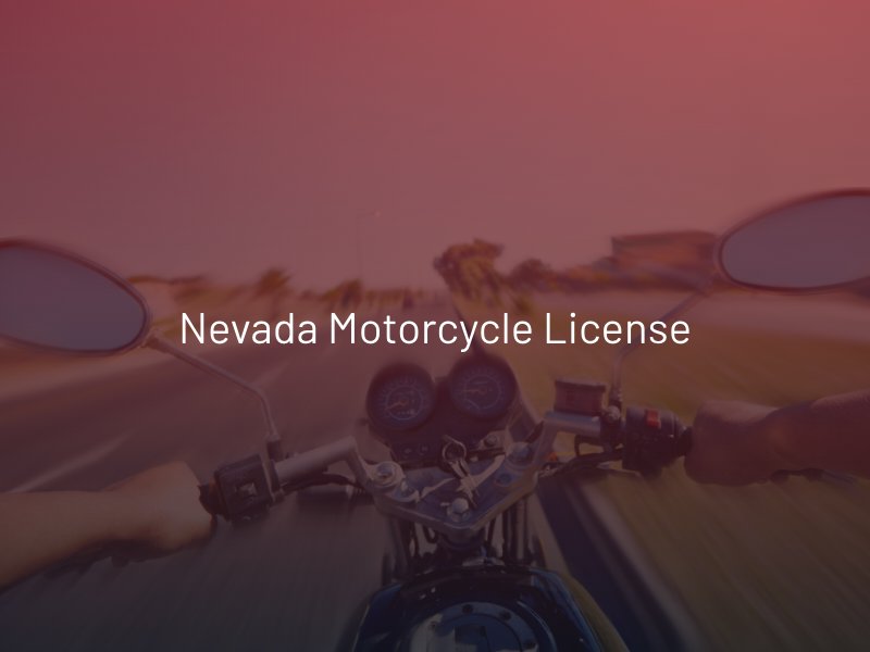 Nevada Motorcycle License