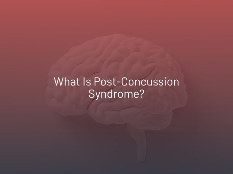 What Is PostConcussion Syndrome?