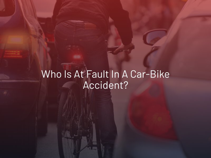 Who Is at Fault in a Car-Bike Accident?